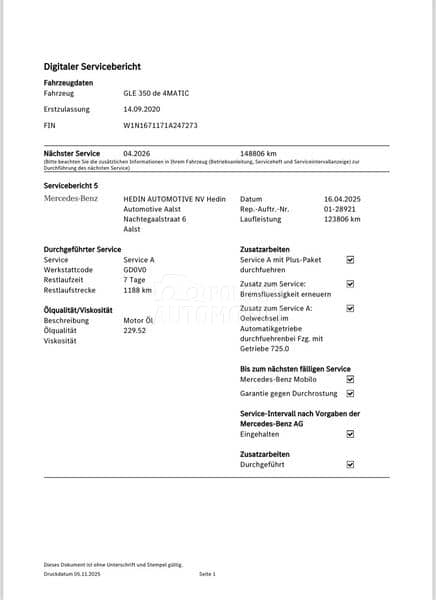 Mercedes Benz GLE 350 de AMG PANO AIR 360