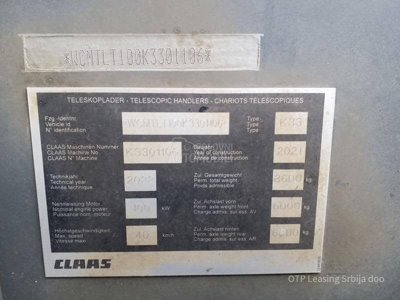 Claas Scorpion 741 sa kašikom