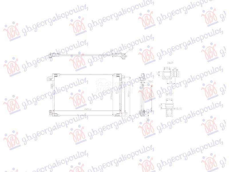 HLADNJAK KLIME 1.6 BENZIN (624