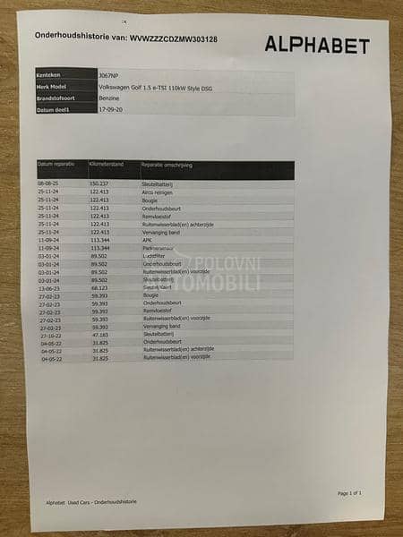 Volkswagen Golf 8 1.5 e TSI DSG LED