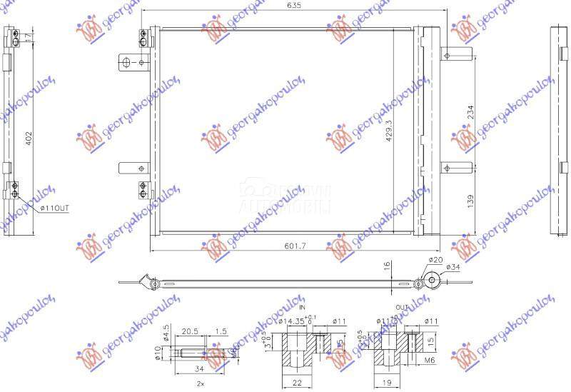 HLADNJAK KLIME BENZIN/DIZEL/EL