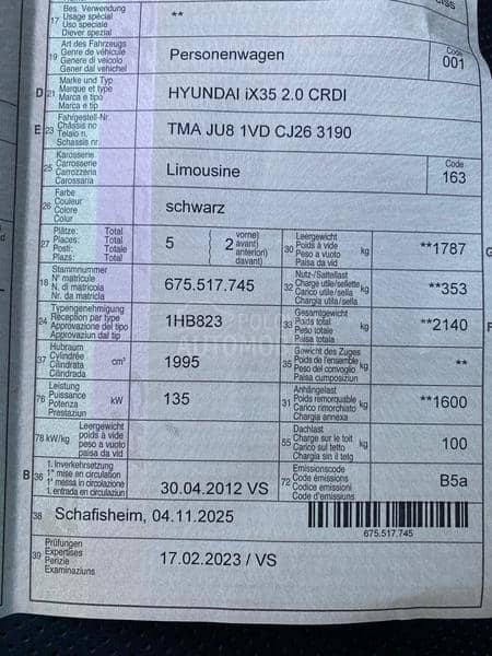 Hyundai ix35 2.0 CDi Style 4WD