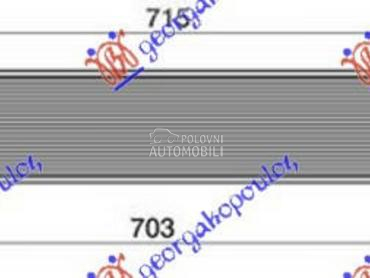 HLADNJAK INTERKULERA 2.5 T BEN za Volvo V50 od 2007. do 2012. god.