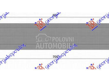 HLADNJAK INTERKULERA 2.0-2.4 D za Volvo C70 od 2010. do 2025. god.