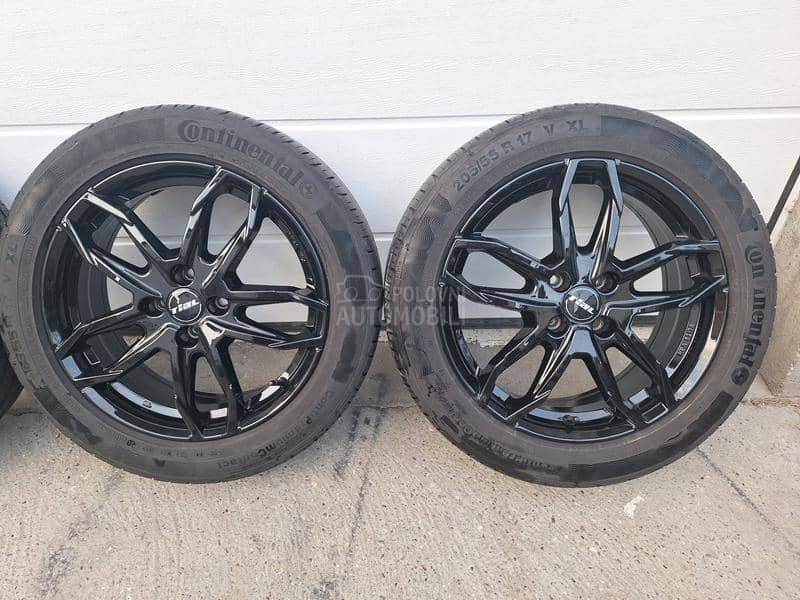 Aluminijumske felne rial sa gumamaCaptur 17" 4 x 100