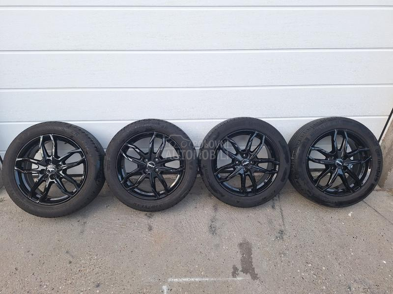 Aluminijumske felne rial sa gumamaCaptur 17" 4 x 100