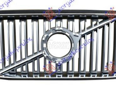 PVC MASKA KOMPLET SREBRNA/HROM za Volvo XC90 od 2014. do 2020. god.