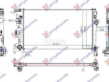 HLADNJAK MOTORA ZA SVE MODELE za Volvo XC90 od 2014. do 2020. god.