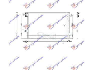 HLADNJAK KLIME ZA SVE MODELE B za Volvo XC90 od 2014. do 2020. god.