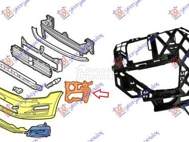 NOSAC PREDNJEG BRANIKA BOCNI P za Volkswagen Golf Sportsvan od 2014. do 2018. god.