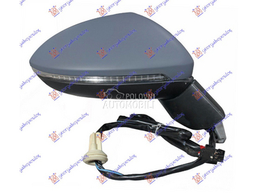 RETROVIZOR ELEKTRICNI SA GREJ. za Volkswagen Golf Sportsvan od 2014. do 2018. god.