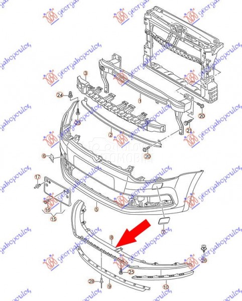 NOSAC SPOJLERA PREDNJEG BRANIK