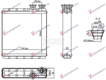 GREJAC KABINE za Volkswagen Taigo od 2021. do 2025. god.
