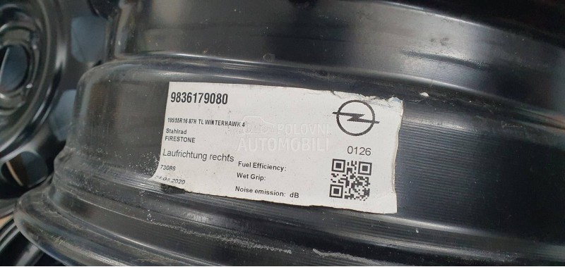 Čelične felne CRSA F 16" 4 x 108