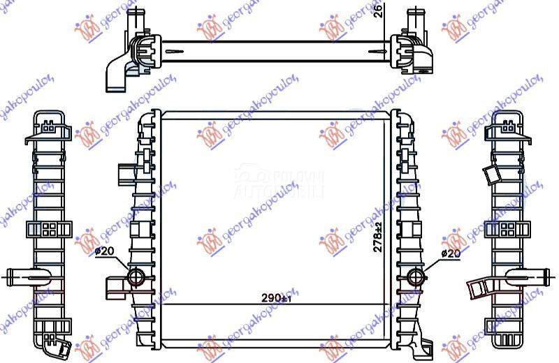HLADNJAK MOTORA DODATNI 3.0 TS