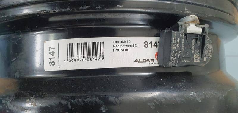 Čelične felne i 30 SENZORI 15" 5 x 114.3