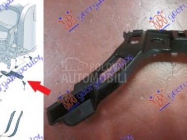 NOSAC ZADNJEG BRANIKA PLASTICN za Volkswagen up! od 2012. do 2016. god.