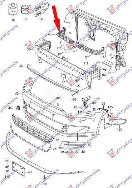 SINA PREDNJEG BRANIKA PLASTICN