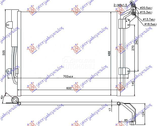 HLADNJAK KLIME BENZIN/DIZEL (5
