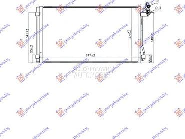 HLADNJAK KLIME BENZIN/DIZEL (7 za Seat Alhambra od 2010. do 2025. god.