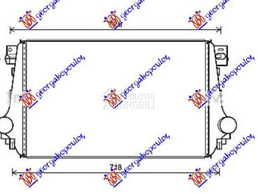 HLADNJAK INTERKULERA 2.0 DIZEL za Volkswagen Amarok od 2010. do 2016. god.