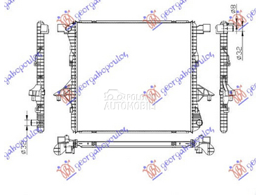 HLADNJAK MOTORA 2.0 TSI 2.0 TD za Volkswagen Amarok od 2016. do 2022. god.