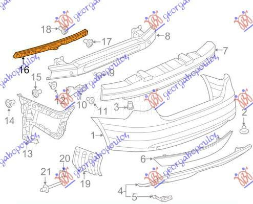 NOSAC ZADNJEG BRANIKA PLASTICN