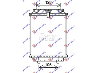 HLADNJAK MOTORA DODATNI 2.0 TS za Volkswagen Jetta od 2010. do 2014. god.