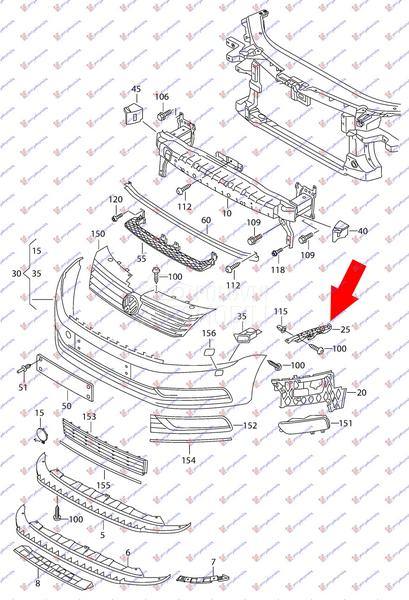 NOSAC PREDNJEG BRANIKA GORNJI