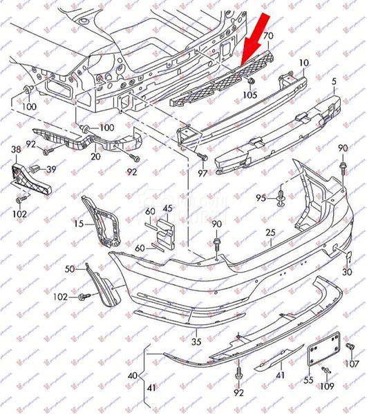 SINA ZADNJEG BRANIKA PLASTICNA