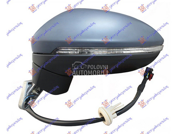 RETROVIZOR ELEKTRICNI SA GREJA za Volkswagen Touran od 2015. do 2025. god.