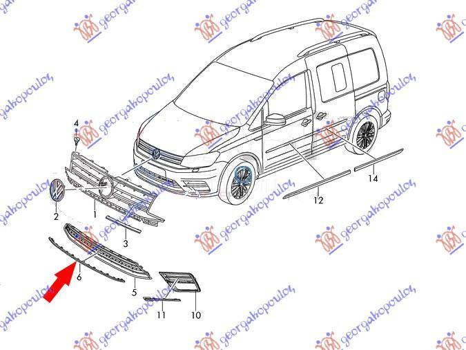 LAJSNA RESETKE PREDNJEG BRANIK