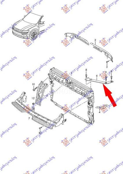 NOSAC HLADNJAKA GORNJI