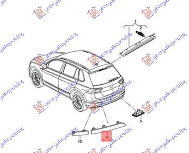 KATADIOPTER U ZADNJEM BRANIKU