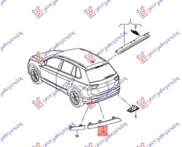 KATADIOPTER U ZADNJEM BRANIKU