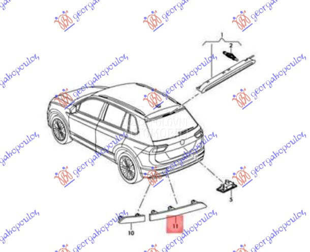 KATADIOPTER U ZADNJEM BRANIKU