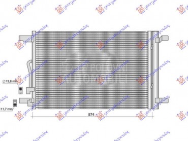 HLADNJAK KLIME 1.4/1.5/2.0 TSI za Škoda Kodiaq od 2016. do 2021. god.