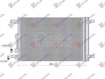 HLADNJAK KLIME 1.4/1.5/2.0 TSI za Škoda Kodiaq od 2016. do 2021. god.