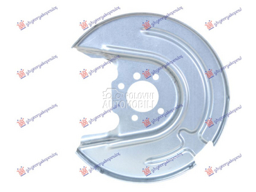 ZASTITA ZADNJEG KOCIONOG DISKA za Volkswagen Golf 7 od 2016. do 2019. god.