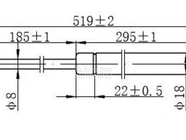AMORTIZER GEPEK VRATA (519L-53 za Volkswagen Golf 7 od 2016. do 2019. god.