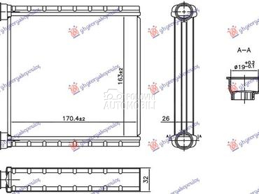 GREJAC KABINE BENZIN/DIZEL (16 za Volkswagen Golf 8 od 2019. do 2024. god.