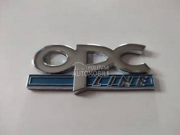 Natpis OPC Line za Opel Astra J, Insignia, Zafira