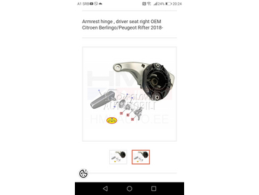 Kupujem naslon za ruku za Citroen Berlingo