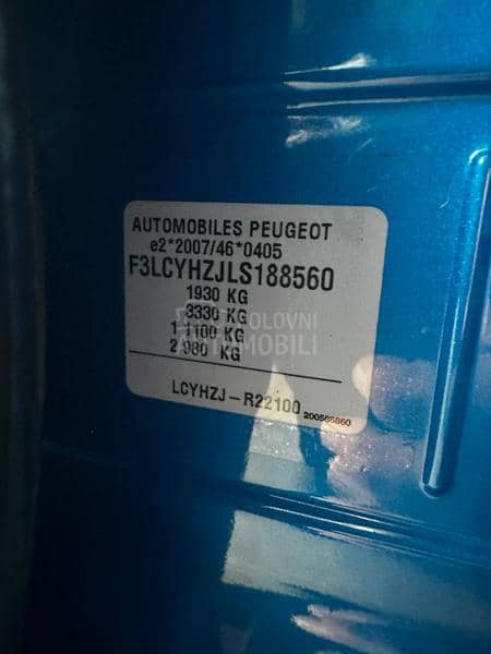 Peugeot 308 8mmLANAC VIRTU TABLA