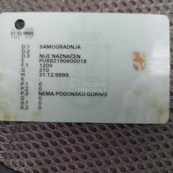 Ručna izrada Ukupna masa 1200 kg