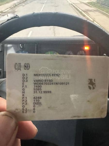 Mercedes Benz VARIO 815D