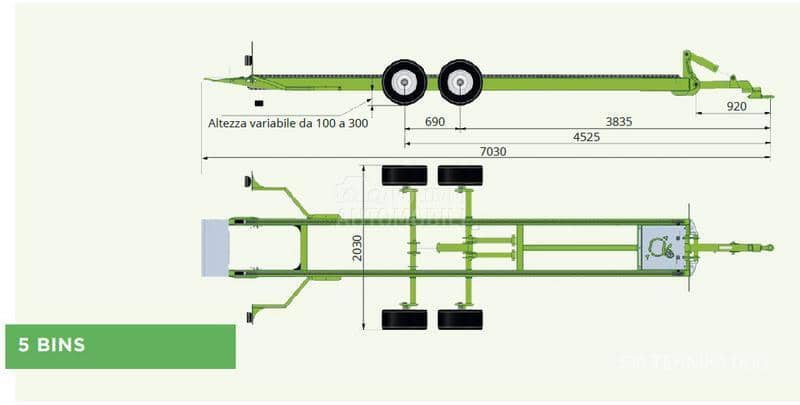 Technofruit Kolica za box palete