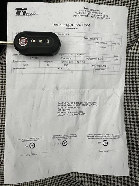 Fiat 500 Pano, N.a.v.i , Led