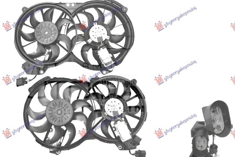 VENTILATOR HLADNJAKA DUPLI...