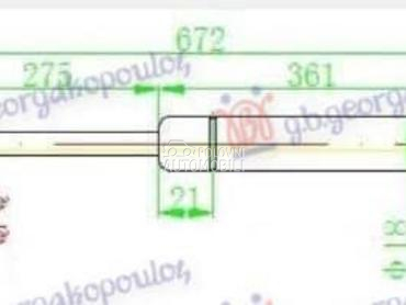 AMORTIZER GEPEK VRATA 390... za Citroen Xsara Picasso od 1999. do 2007. god.